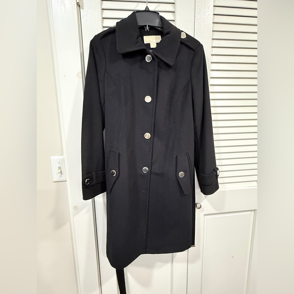 MICHAEL Michael Kors Black Trench Coat